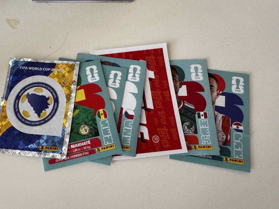 Panini FIFA World Cup 2026 + Topps Champions League – карти, стикери, албуми, колекция