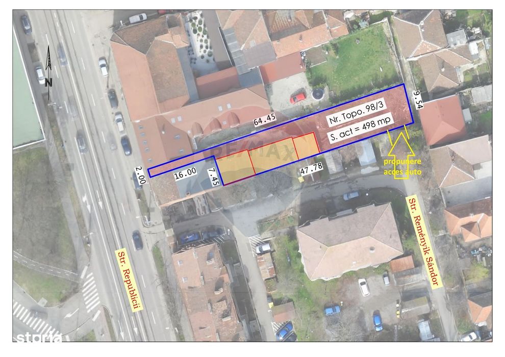 Teren Central cu Casă, 498 mp, Republicii, Oradea, Vânzare