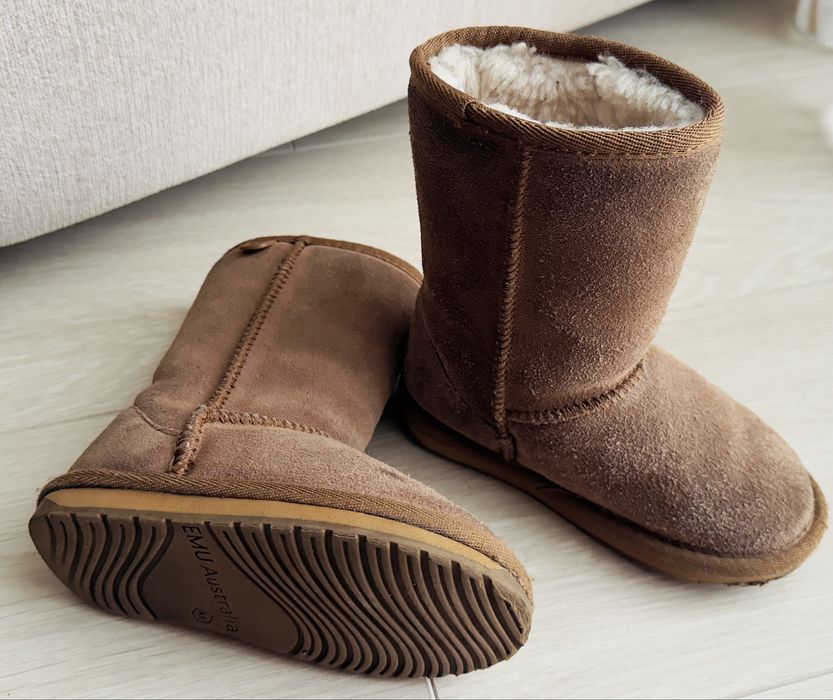 Ботуши за момиче с мериносова вълна, 24 номер