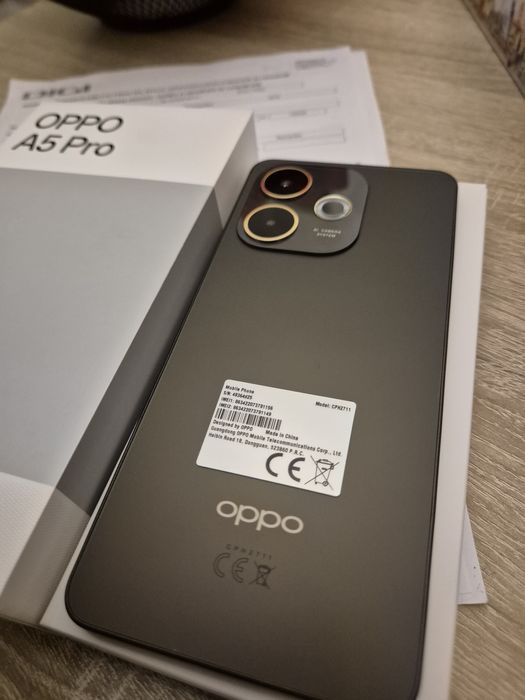 OPPO A5 Pro 5G 8GB/256GB, black/Brown Nou Garantie