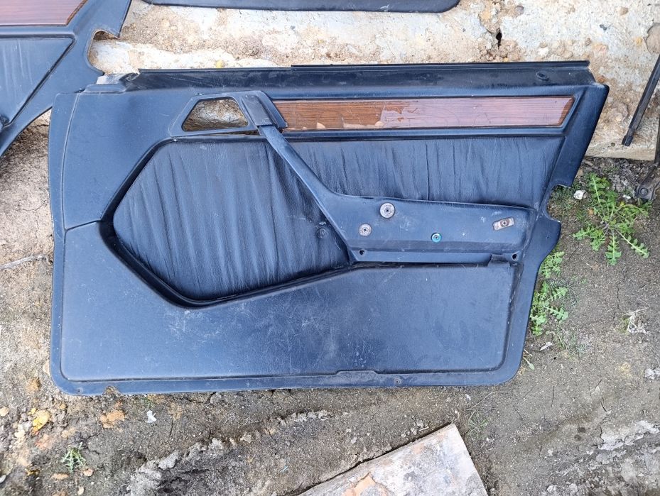 Кожаный салон черный