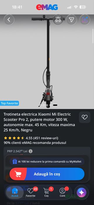 Trotineta xiaomi mi pro 2