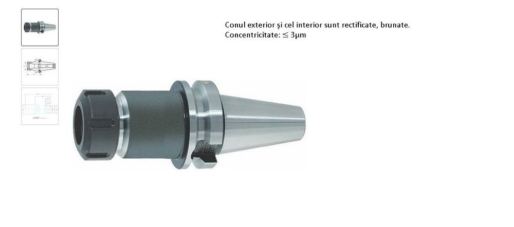 Portscule BT40 pentru centre de frezare