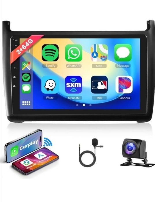 Navigație Android 2G + 64G, 2 DIN, VW Polo