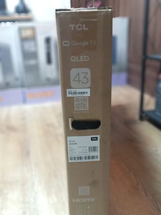 Телевизор TCL 43" QLED Google TV.  оптом/розницу/$гарантия +доставка