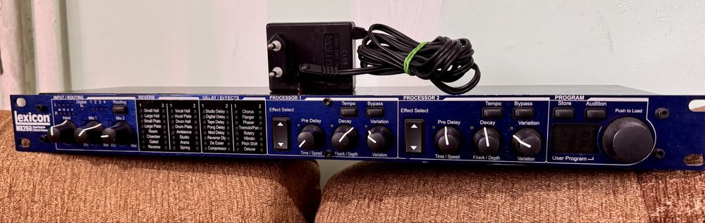 Lexicon MX200-Dual Reverb, Effects Processor