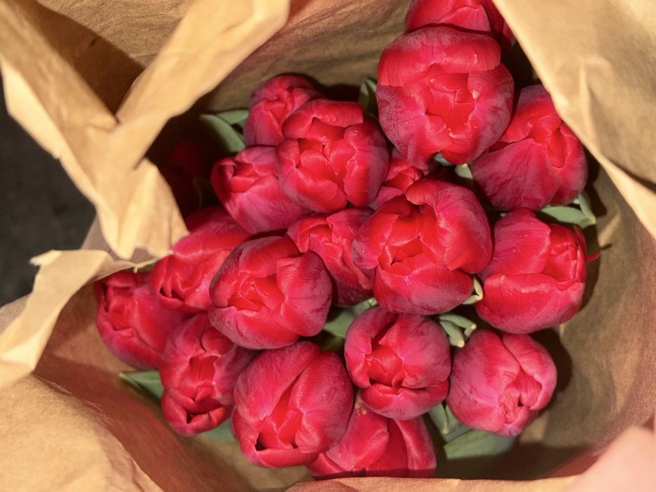 Тюльпаны с оформлением!