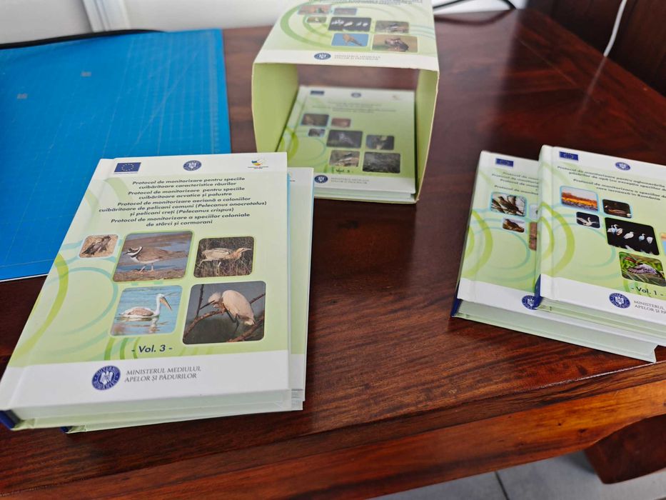Set carti Protocoale monitorizare păsări de interes comunitar România