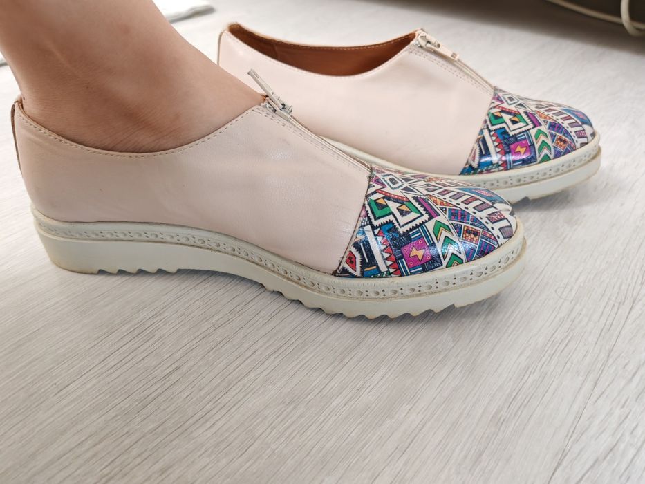 Pantofi casual Vagam piele naturala