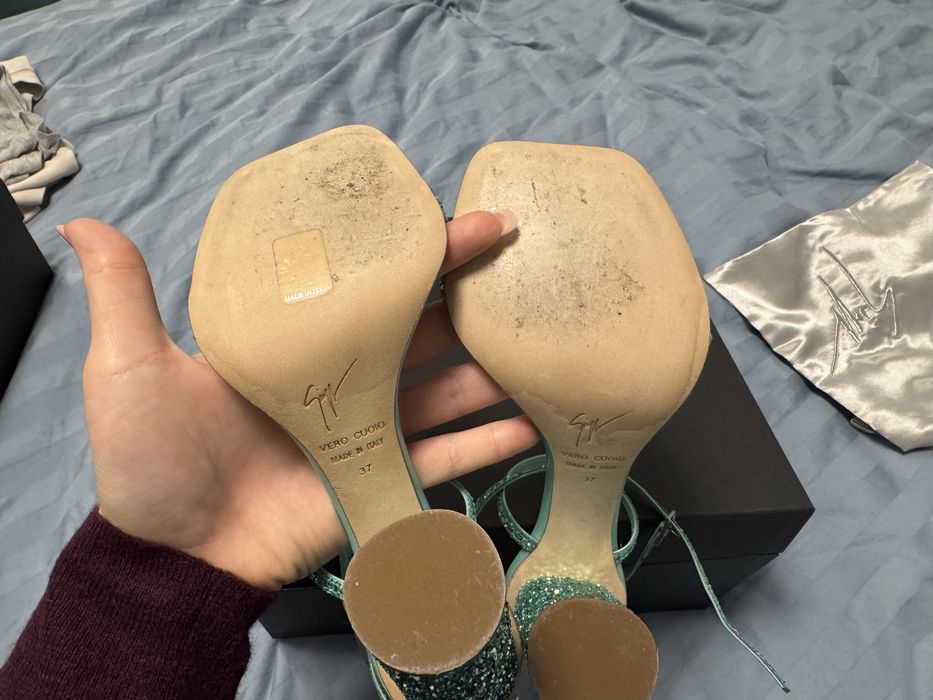 Sandale turquoise Giuseppe Zanotti