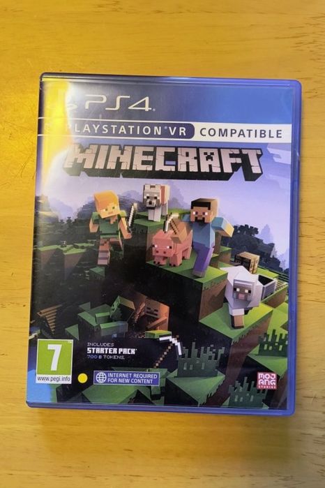 Minecraft game for a PlayStation