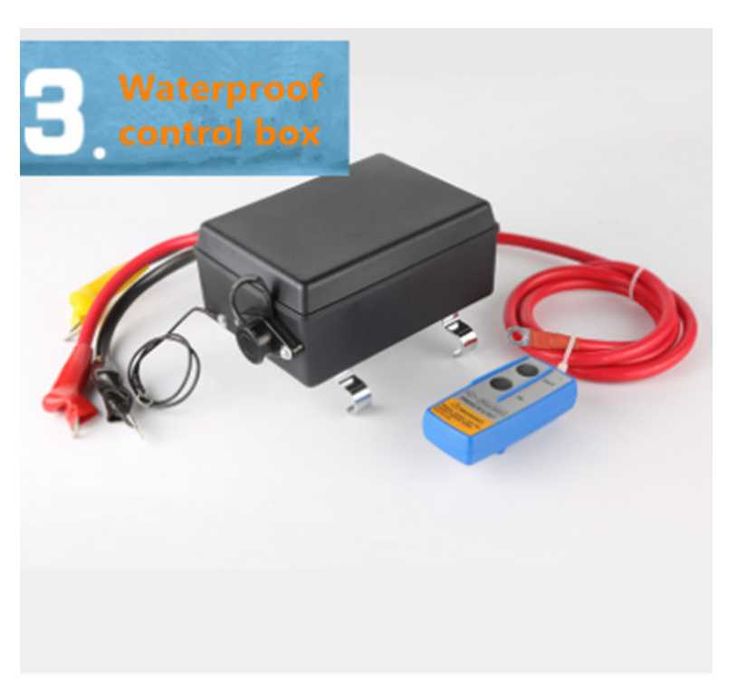 Електрическа лебедка 6000LBS 2720кг 12V/24V с дистанционно за теглене