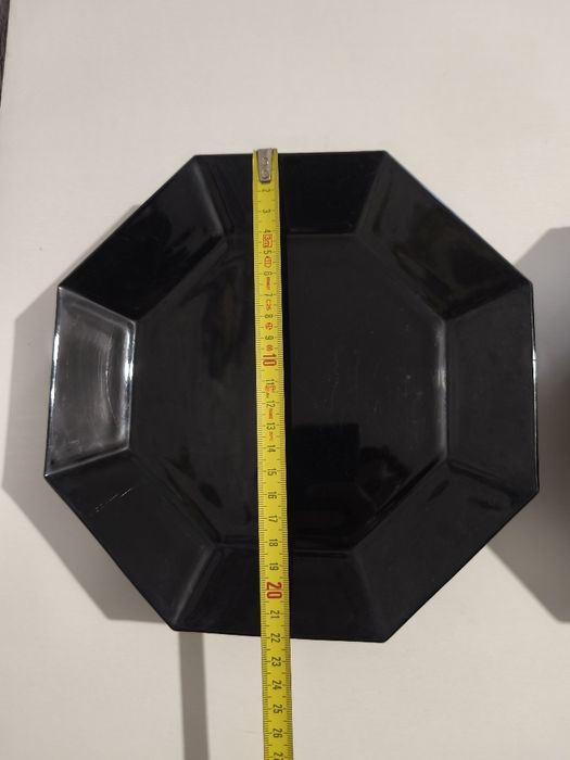 Farfurii negre Arcoroc 12 piese