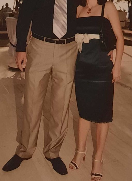 Коктейлна черна рокля Дика