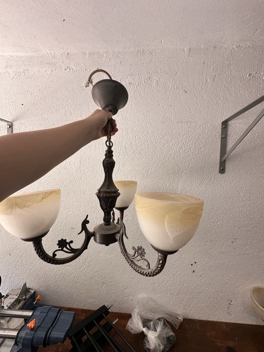 set 3 lampi, 2 aplice si 1 candelabru