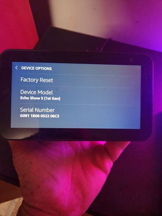 Alexa echo show 5
