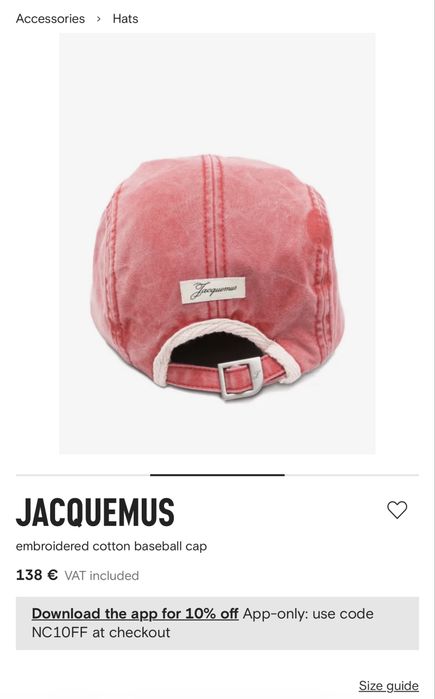 Jacquemus  Red Hat