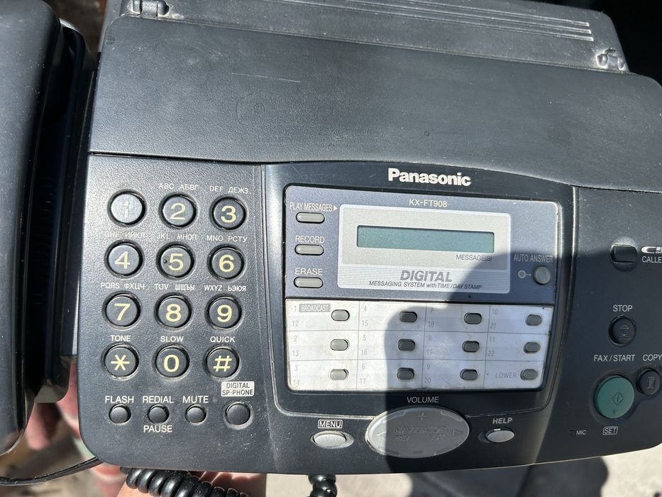 Факс стационарный радио телефон отличном состоянии