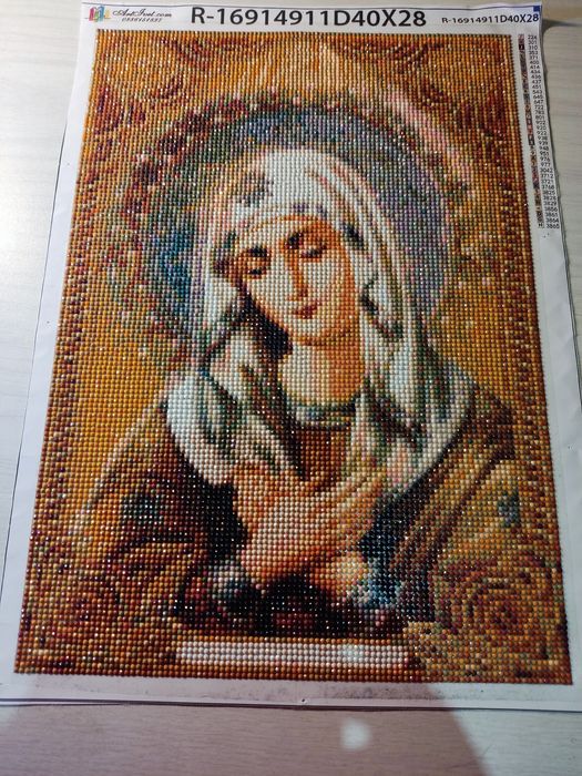 Goblen diamante lucrare manual