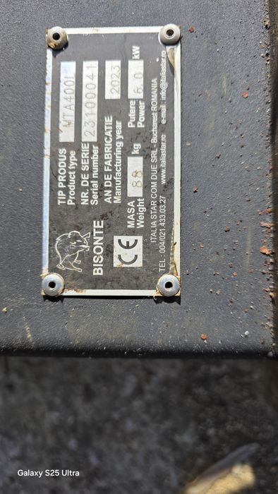 Pachet Utilaje Construcții: Husqvarna K770 (Cilindru Nou), Bisonte MT4