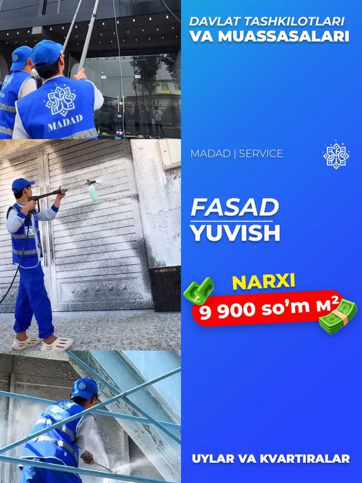 Fasad va oyna yuvish | Мойка окон и фасадов Ташкент | Fasad tozalash