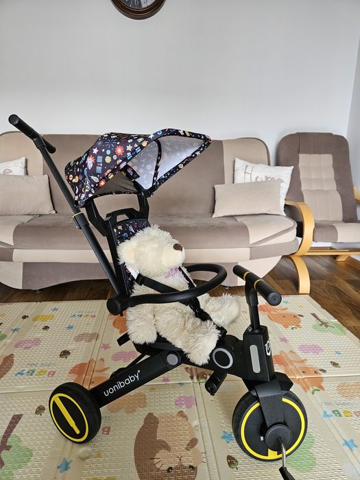 Tricicleta reversibila 3 in 1 Uonibaby Cosmos