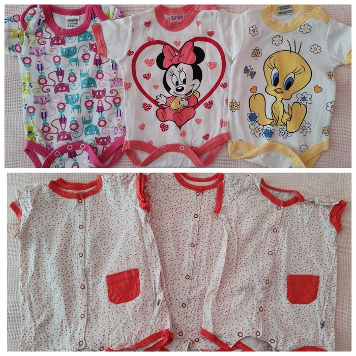 Бебешки бодита, ромпъри и др. 0-6м