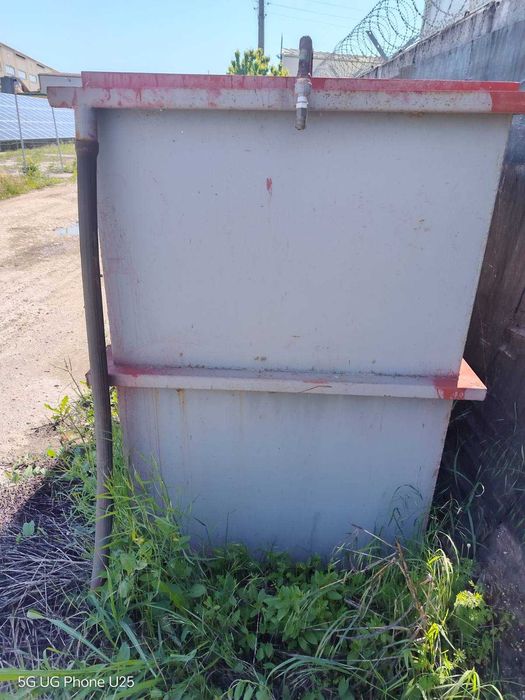 Вана  цистерна използвана е за боядисване