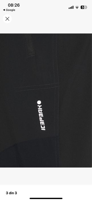 Pantaloni iarna softshell IcePeak snowboard