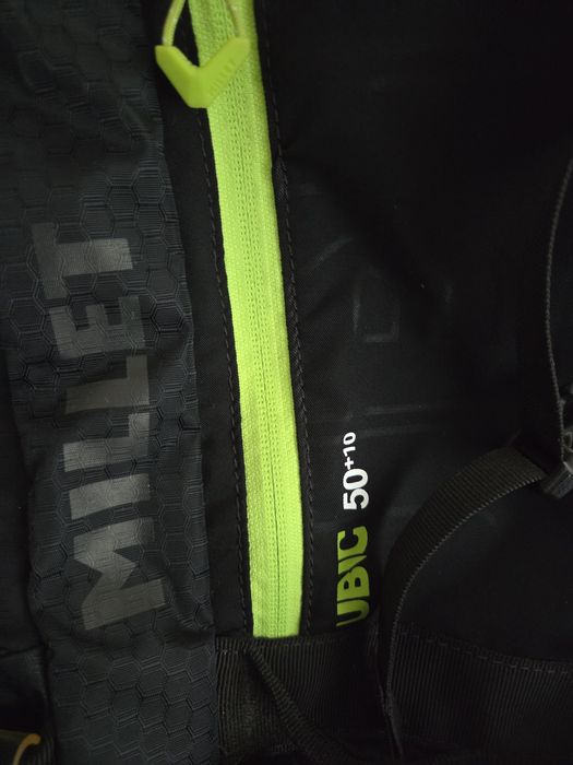 Vand rucsac negru Millet Ubic 50+10