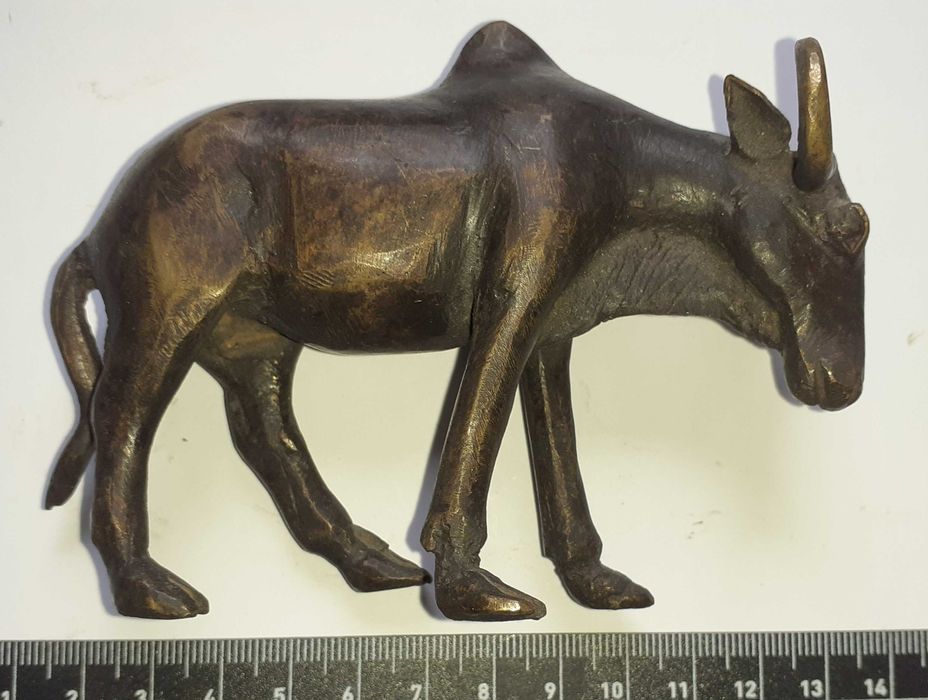 Figurine decorative animale, bronz, Burkina Faso, lot 4 bucăţi