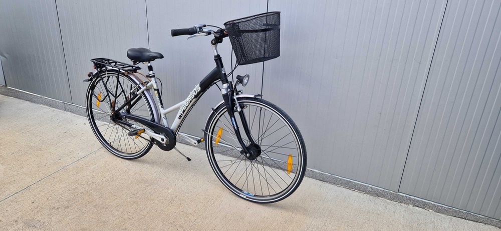 Дамски алуминиев велосипед Pegasus 28"колело с кошница