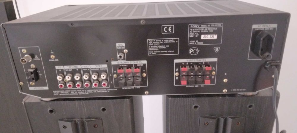 boxe sony si amplificator