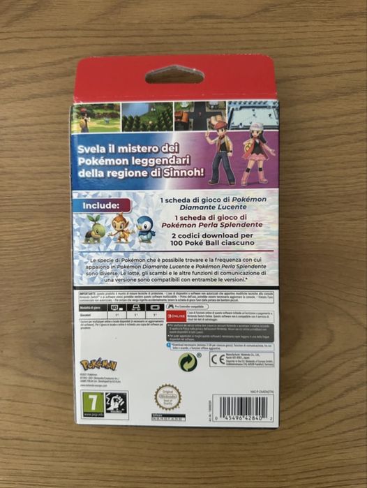 Nintendo Pokemon Brilliant Diamond + Pokemon Shining Pearl Dual Pack Noi