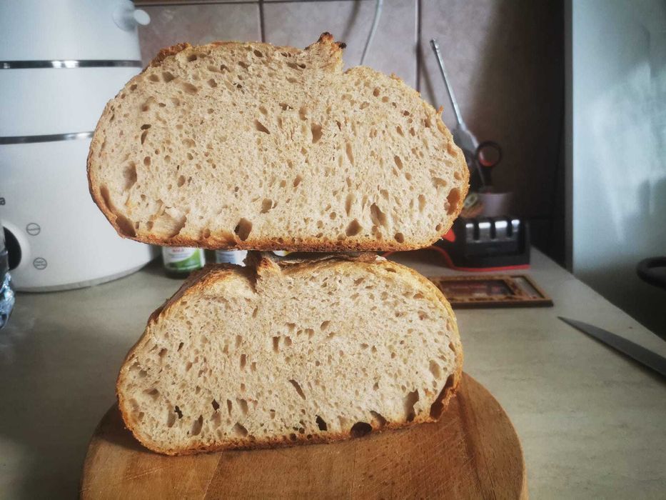 Maia salbatica din faina de grau (contine gluten)