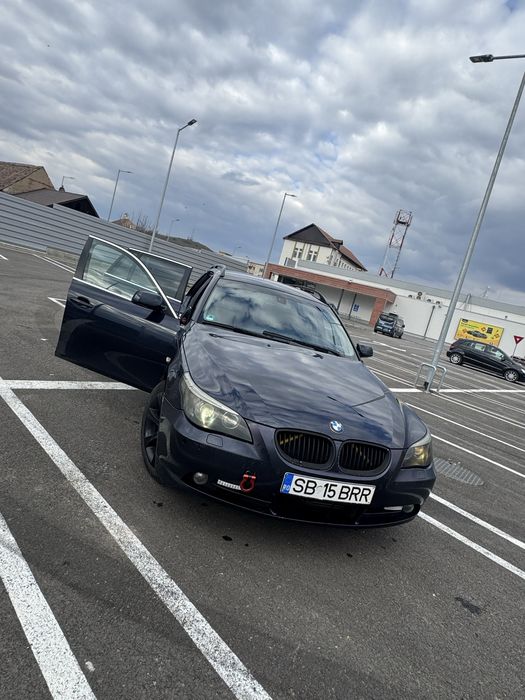 BMW 520d E61 2006 163CP + soft 200CP, Navigație, Piele, Întreținută