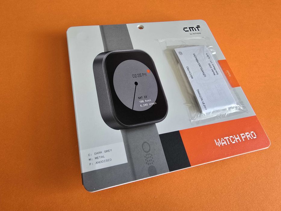 Смарт часовник CMF by Nothing Watch Pro Dark Gray (Ash Gray Strap) НОВ