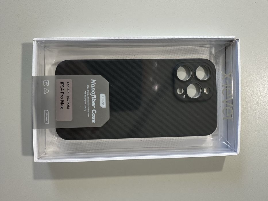 Husa fibra carbon iphone 14 pro max