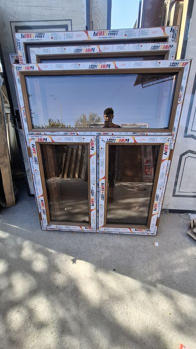 ОПТИМ нархда стандарт размердаги акфа эшик ва ромлар.   450 минг сум