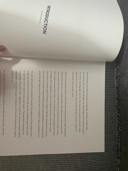 carte Pierre Winther album XL Fotografie pusa in scena artistica