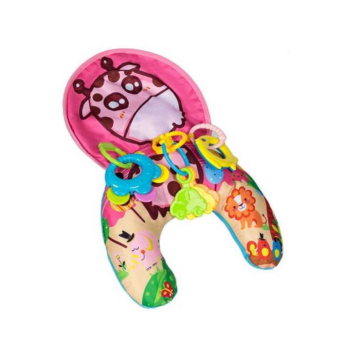 Цветна възглавница Mercado Trade, За активна гимнастика, С аксесоари