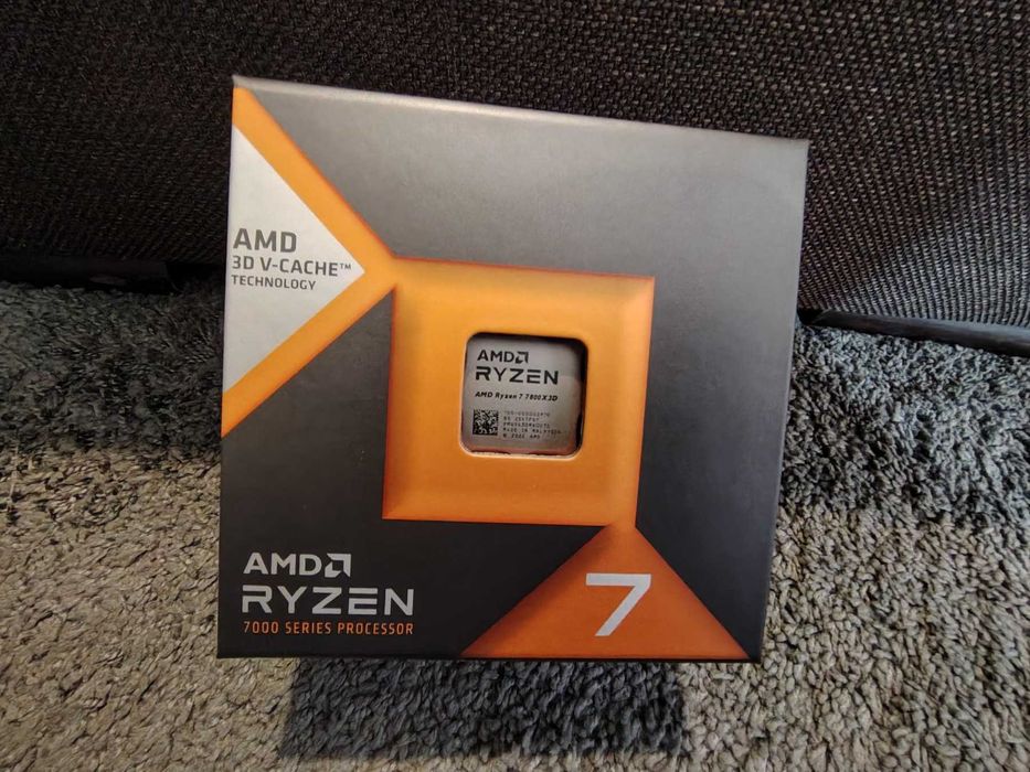 НОВ ! AMD Ryzen 7 7800X3D процесор 8C/16T, 4.2–5.0GHz, 104MB, AM5, Radeon Graphics, 120W