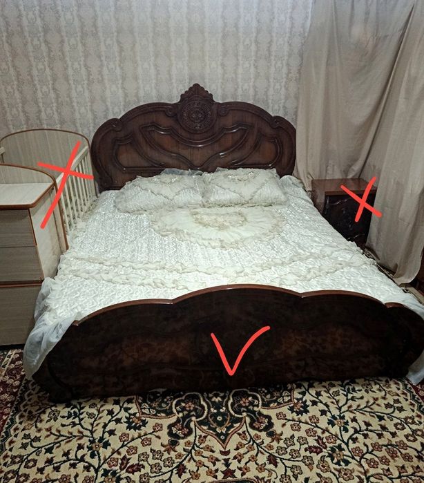 Двухспальная кравать