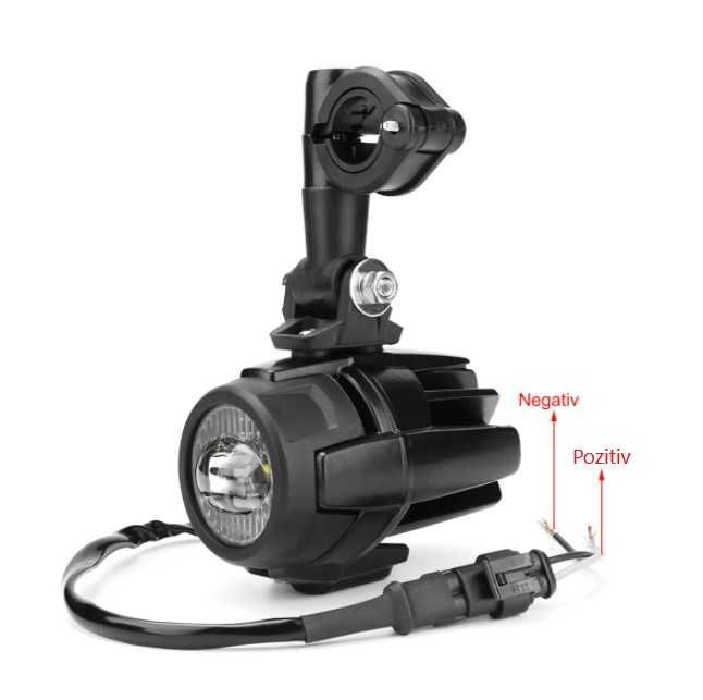 Kit proiectoare LED moto/scuter/atv 60W 6000K