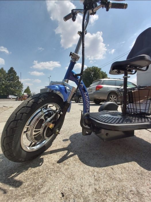 Електрическа триколка MaXmotors А3 750W/48V/12Ah Blue