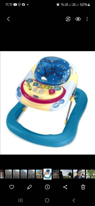Продаем ходунки Chicco DJ Baby Walker  б.у