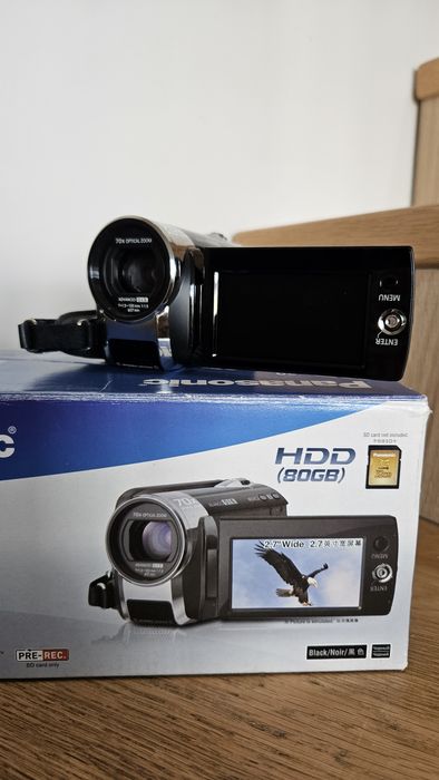 Видеокамера Panasonic SDR-H90 80GB HDD, 70x Zoom, Много запазена, като
