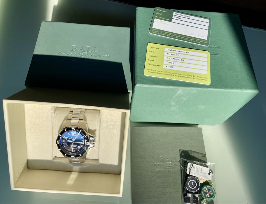 Часовник BALL Engineer Hydrocarbon Automatic Black Dial 42 mm