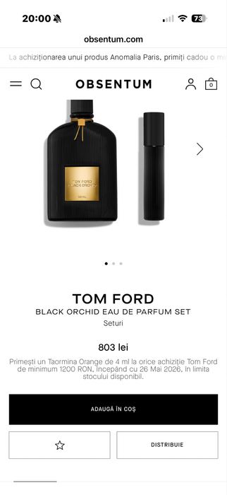 Set parfum tom ford
