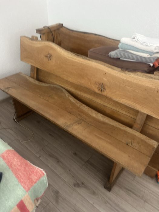 Masa si banci de stejar